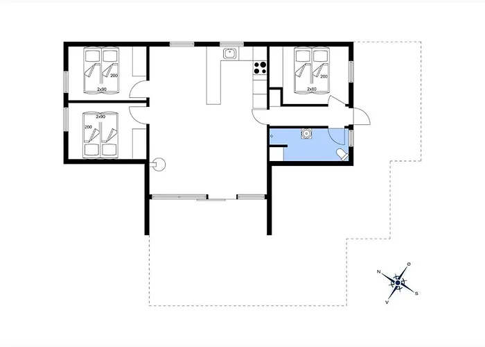 Дом отдыха 0218-romo-a-hveyselsvej-13 Vesterhede